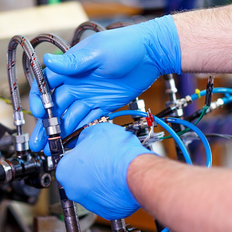 愛馬斯APFNCHD48100藍(lán)色一次性丁腈手套特大號(hào)圖片4