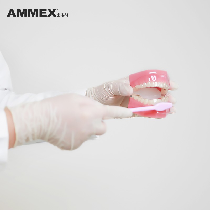 愛馬斯TLFVMD40100一次性乳膠醫用手套圖片1 愛馬斯TLFVMD40100一次性乳膠醫用手套圖片1