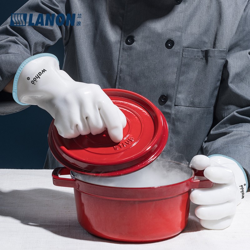 LANON蘭浪WS11液態硅膠耐高溫手套圖片2