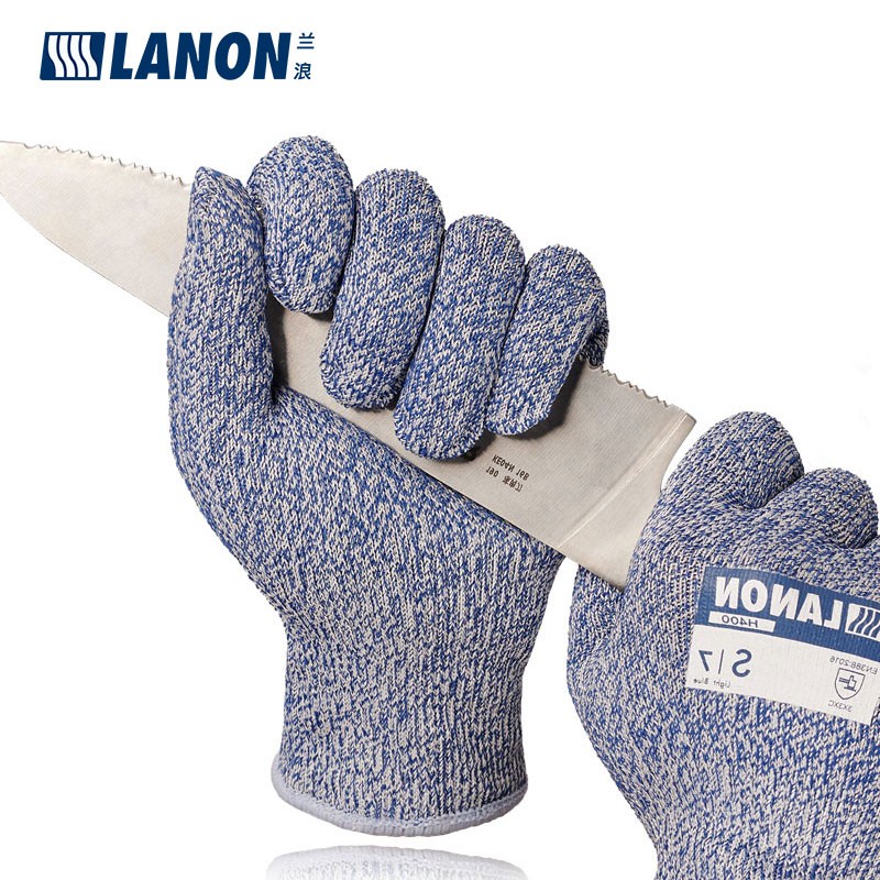 LANON蘭浪H400針織尼龍3級(jí)防割手套圖片1