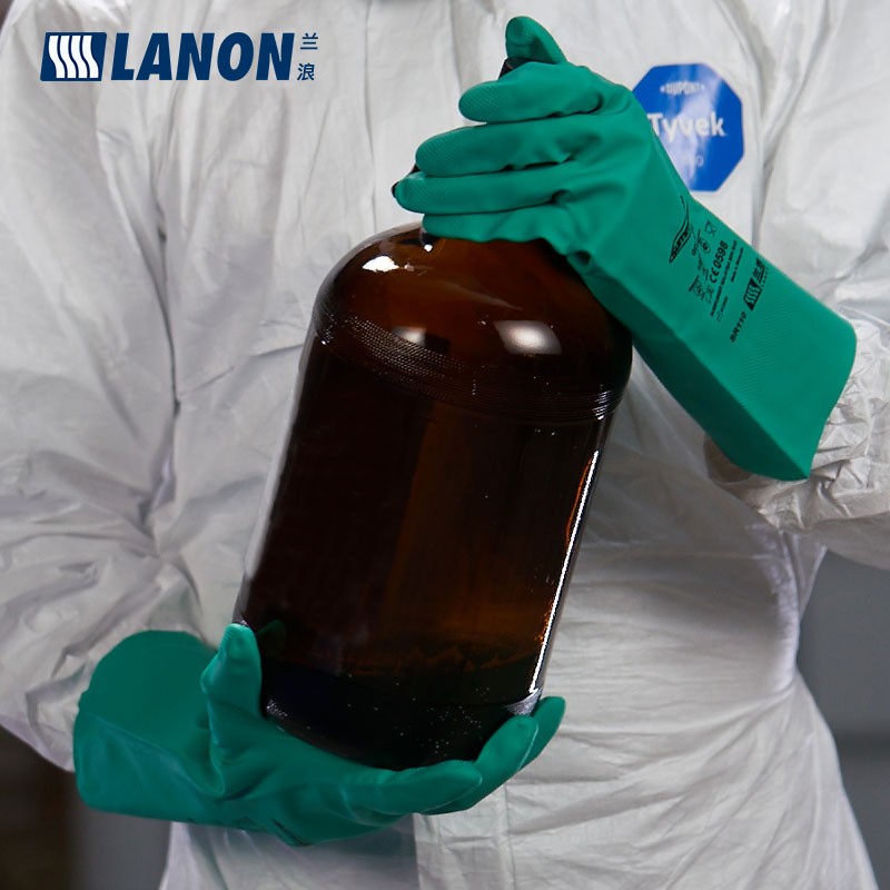 LANON蘭浪SR110加厚丁腈防化手套圖片1