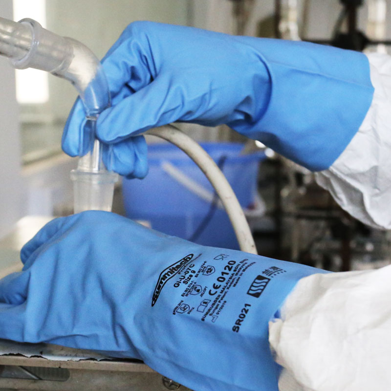 LANON蘭浪SR021食品級耐酸堿丁腈手套圖片4