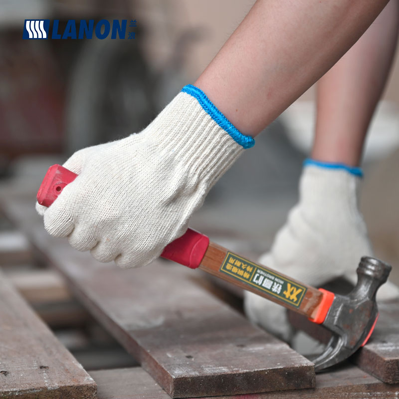 LANON蘭浪H600耐磨棉線勞保手套圖片3