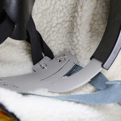 羿科60102807仿毛保暖安全帽防寒內(nèi)襯圖片2