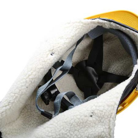 羿科60102807仿毛保暖安全帽防寒內(nèi)襯圖片3