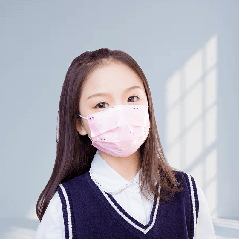 恩惠醫(yī)療一次性醫(yī)用防塵兒童口罩圖片2