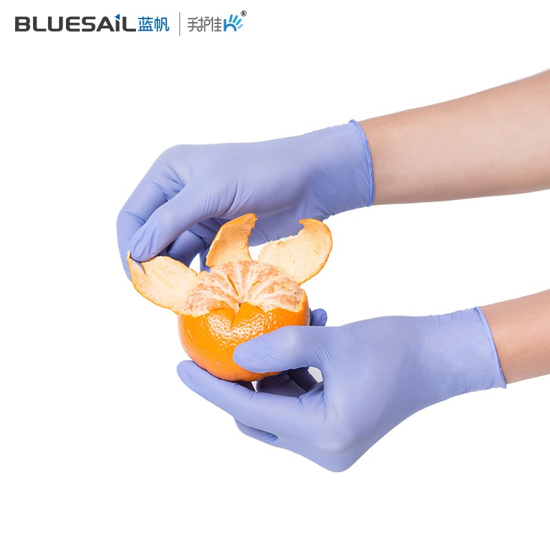 藍帆醫療N2992防水防油一次性丁腈手套圖片3
