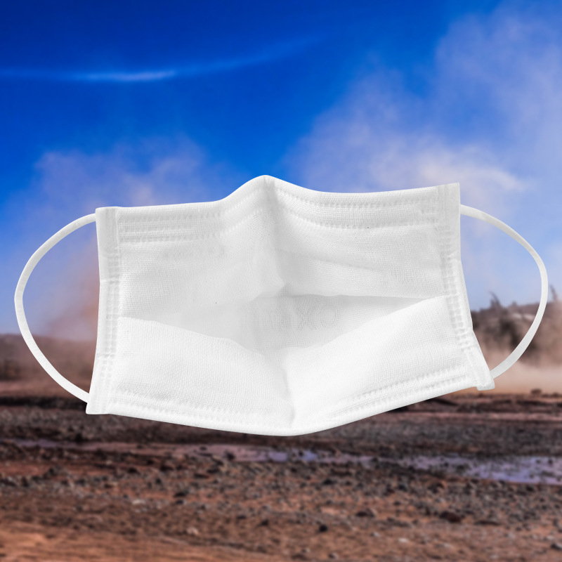 朝霞2013-1白色耳帶式KN95防塵口罩圖片2