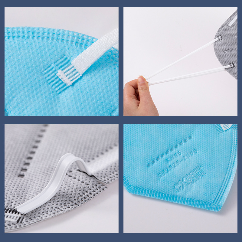 朝霞9100折疊式KN95防塵口罩圖片3