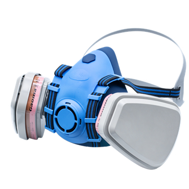 高瑪GM-1405自吸過(guò)濾式雙濾盒半面罩防毒面具圖片1 高瑪GM-1405自吸過(guò)濾式雙濾盒半面罩防毒面具圖片1