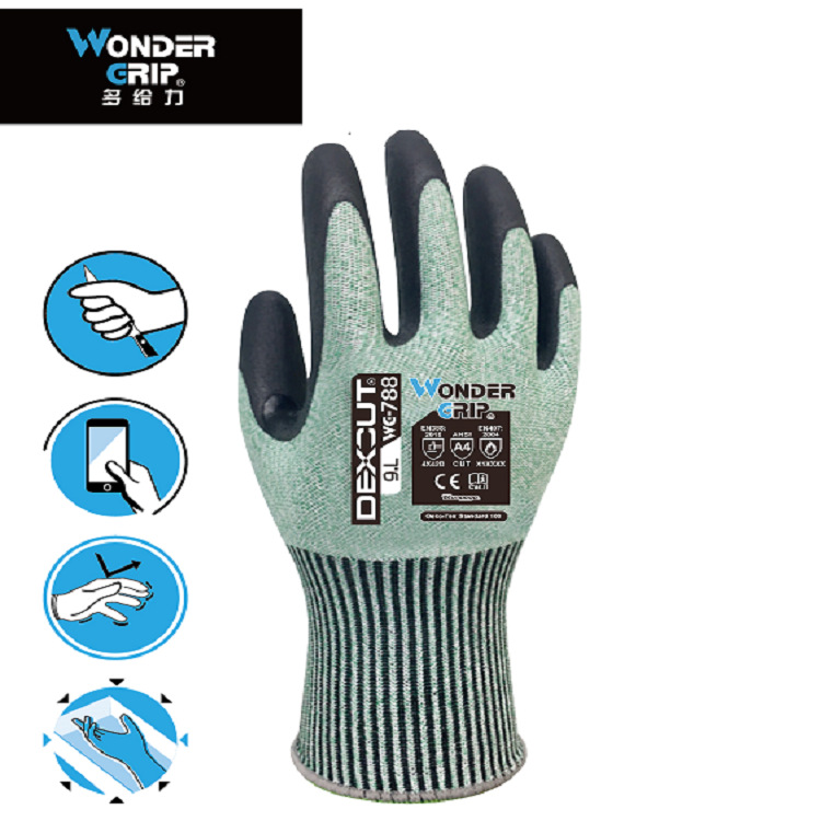 多給力WG-788可觸屏五級防割手套圖片2