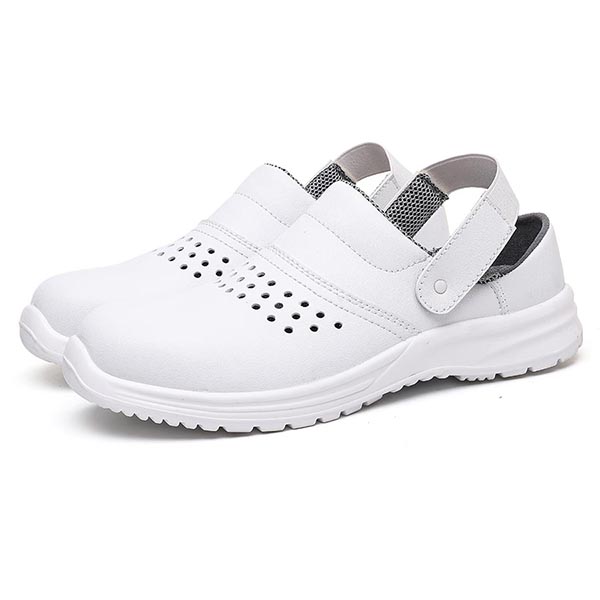 羿科60726080白色低幫透氣安全涼鞋圖片3 羿科60726080白色低幫透氣安全涼鞋圖片3