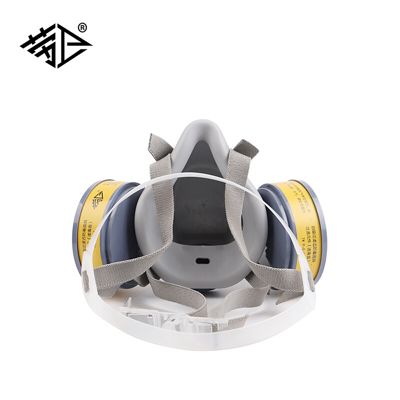 勞衛(wèi)101A-7雙濾盒半面罩防毒面具圖片1