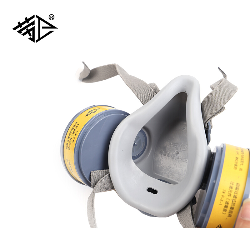 勞衛(wèi)101A-7雙濾盒半面罩防毒面具圖片2