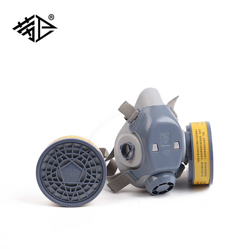 勞衛(wèi)101A-7雙濾盒半面罩防毒面具圖片3