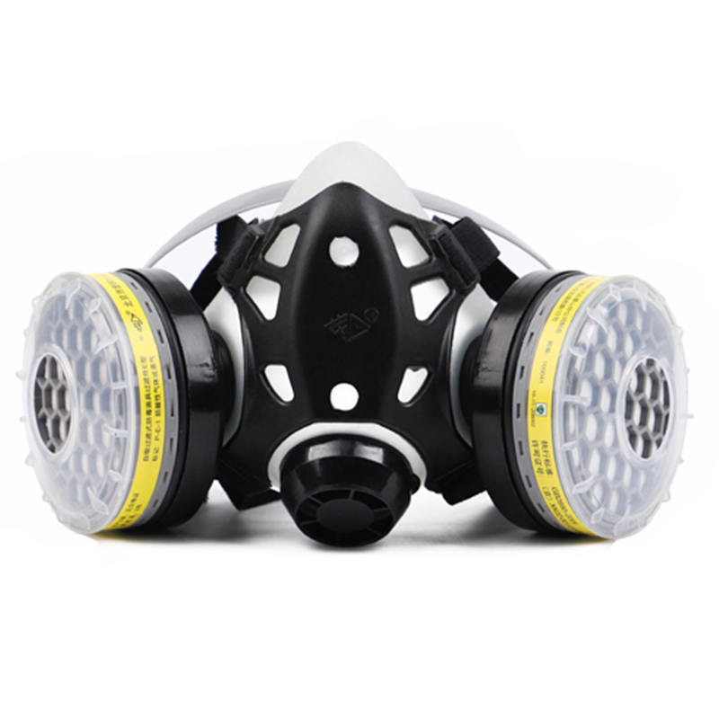 勞衛(wèi)101D-7雙濾盒半面罩防毒面具圖片2