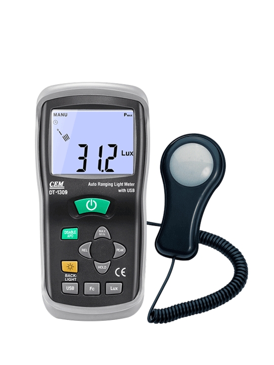 華盛昌DT-1309多功能數(shù)字式照度計(jì)圖片2