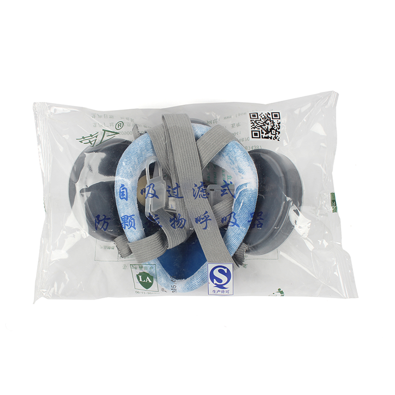 勞衛307B雙濾盒半面罩防塵面具圖片4