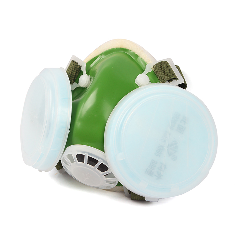 勞衛301-4雙濾盒半面罩防塵面具圖片2