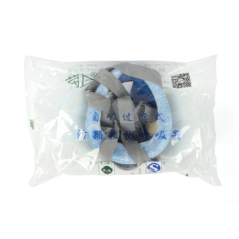 勞衛302雙濾盒半面罩防塵面具圖片2