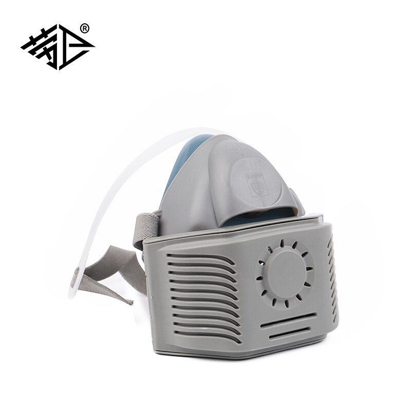 勞衛(wèi)301-16單濾盒半面罩防塵面具圖片1