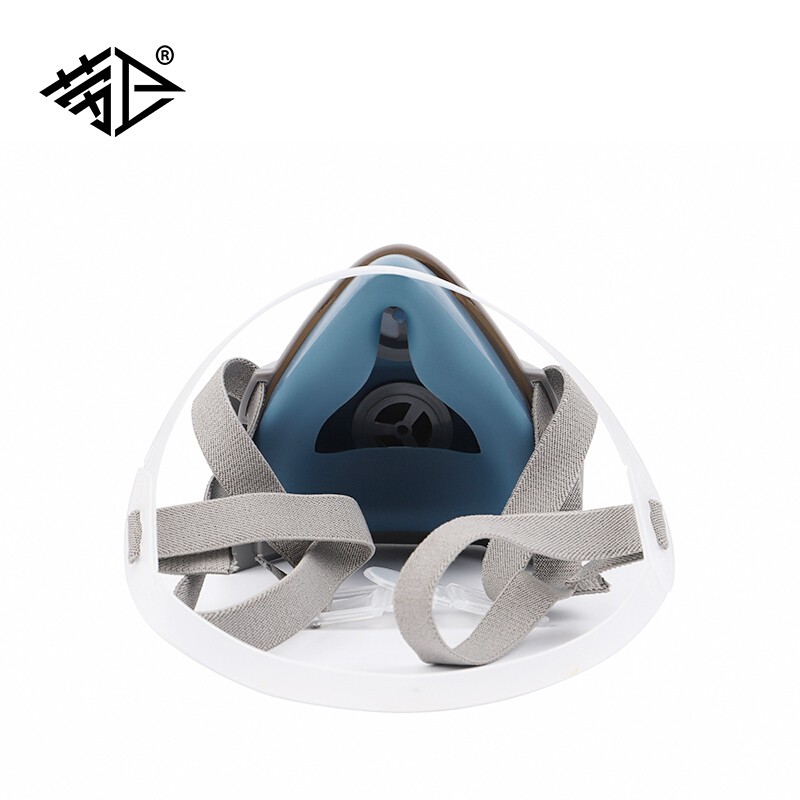 勞衛(wèi)301-16單濾盒半面罩防塵面具圖片3