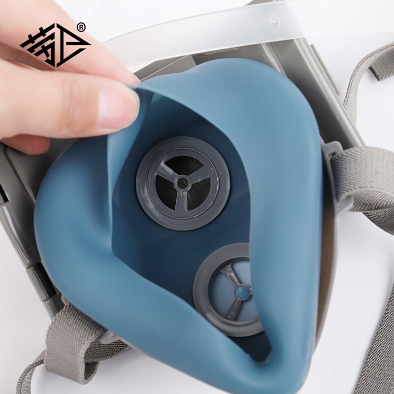 勞衛(wèi)301-16單濾盒半面罩防塵面具圖片4