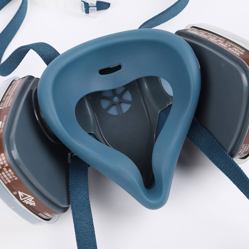 勞衛101F-3雙濾盒半面罩防毒面具圖片3