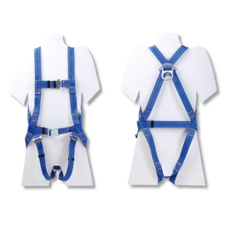 建鋼680101全身單點藍色安全帶圖片1