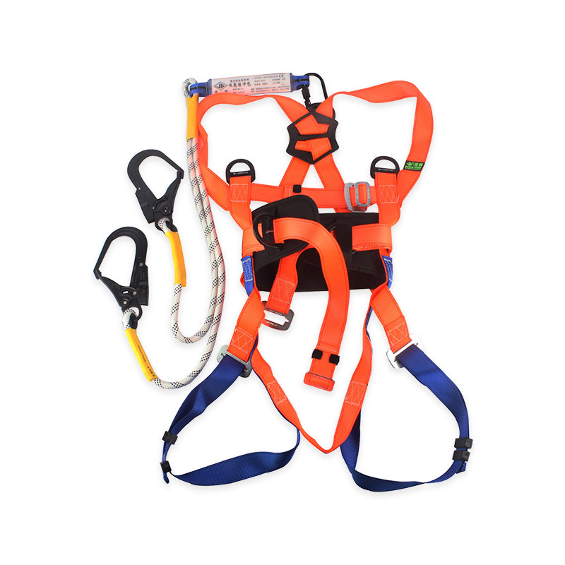建鋼680801全身式雙鉤安全帶套裝圖片1