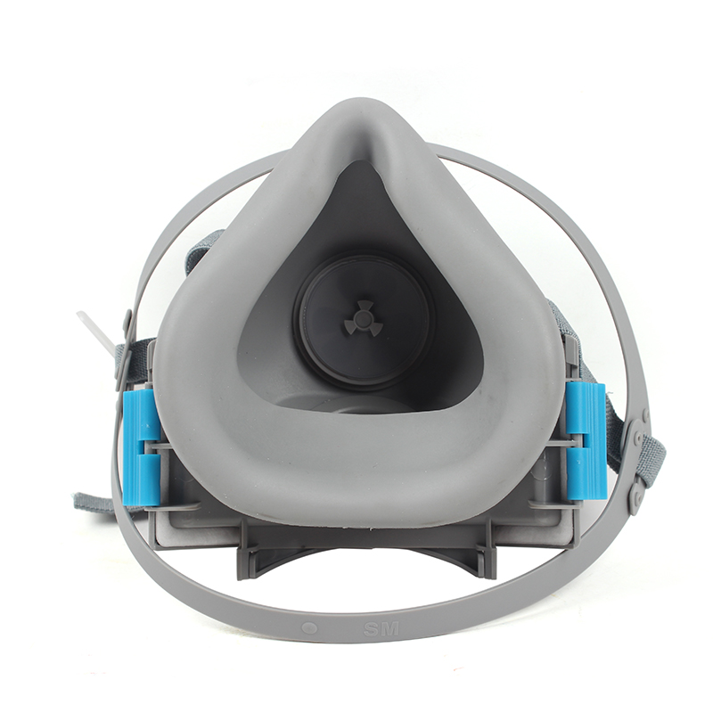 雙球3711單濾盒半面罩防塵面具圖片2