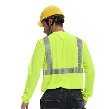 安大叔E804熒長袖圓領T恤圖片3