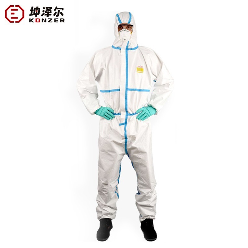 坤澤爾K3000白色連體防護(hù)服圖片1