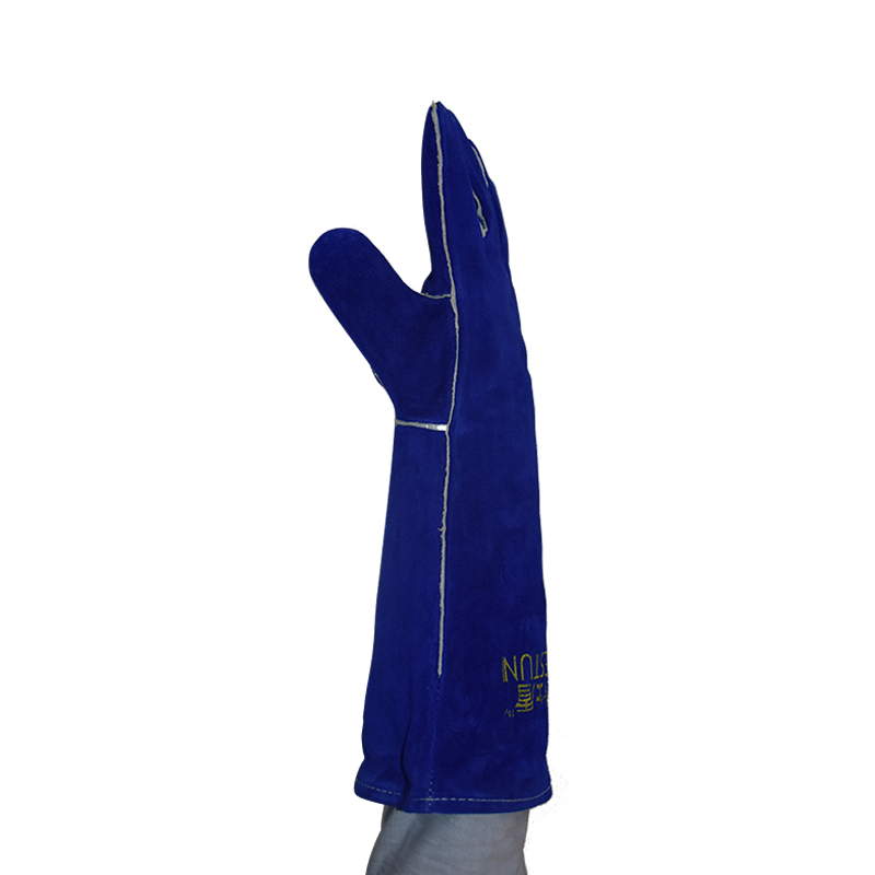 威仕盾G-2054寶藍色18寸電焊手套圖片1