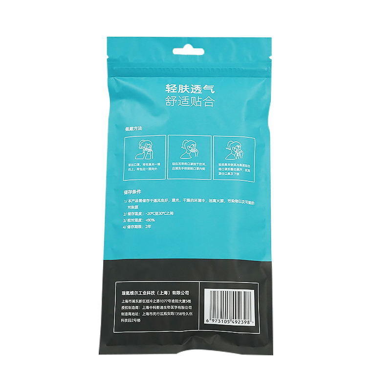 瑞氪維爾RX1910藍色一次性口罩圖片2