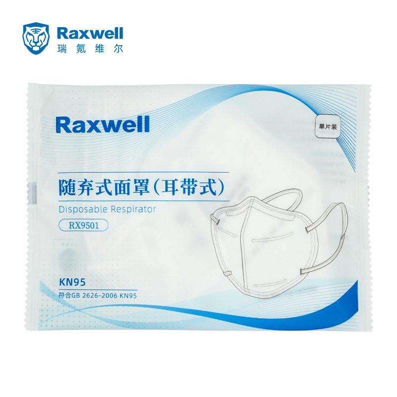 瑞氪維爾RX9501折疊型耳帶式KN95防塵口罩圖片1