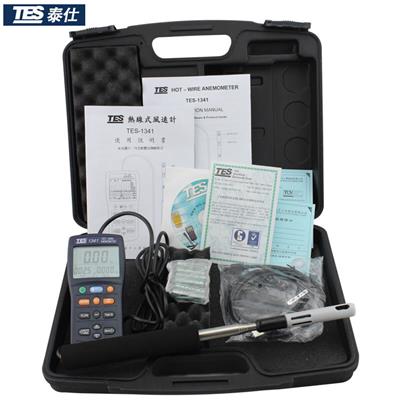 臺灣泰仕TES-1341熱線式風(fēng)速計圖片2