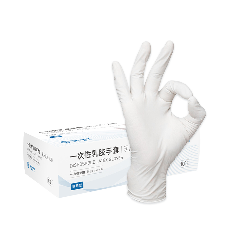 瑞氪維爾RW2618無(wú)粉一次性乳膠手套圖片2