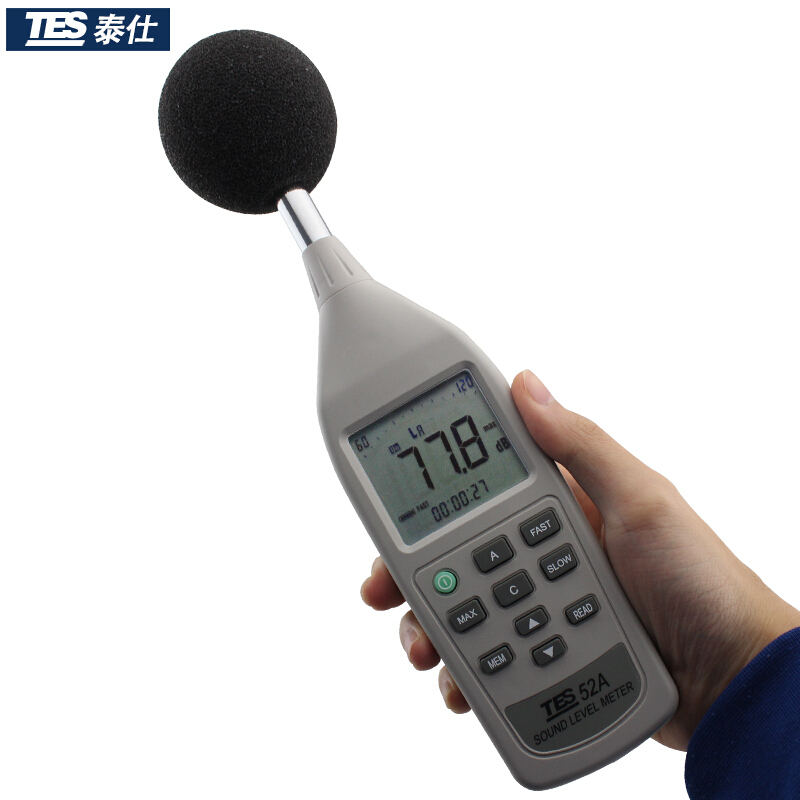 臺灣泰仕TES-52A數字式噪音計圖片1