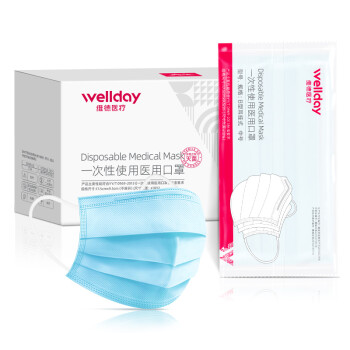 維德醫療滅菌成人醫用口罩圖片1