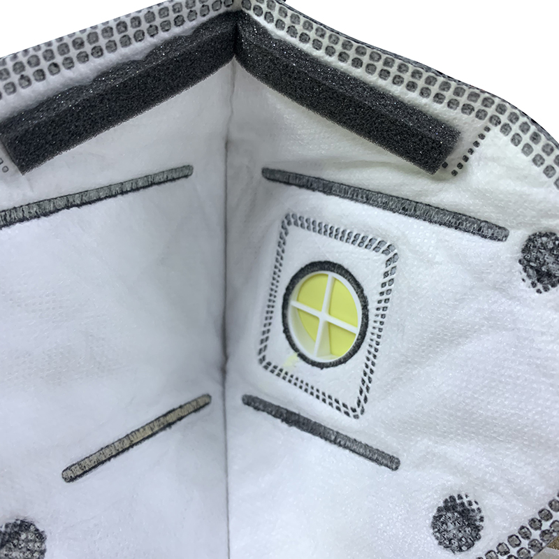 理松1206VC折疊活性炭防塵口罩圖片2 理松1206VC折疊活性炭防塵口罩圖片2