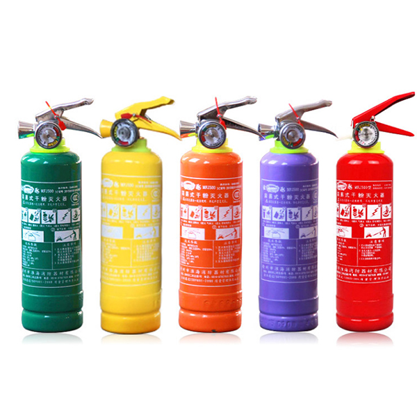 淮海MFJ500橙色款車載干粉滅火器圖片5