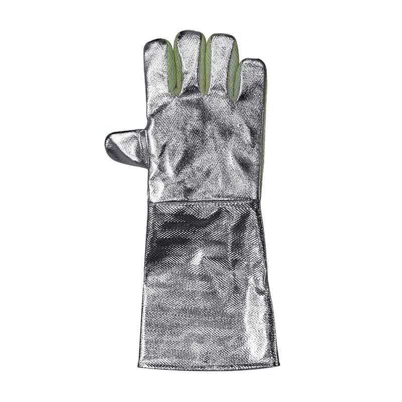 藍鷹AL165加長五指型鋁箔耐高溫手套圖片2