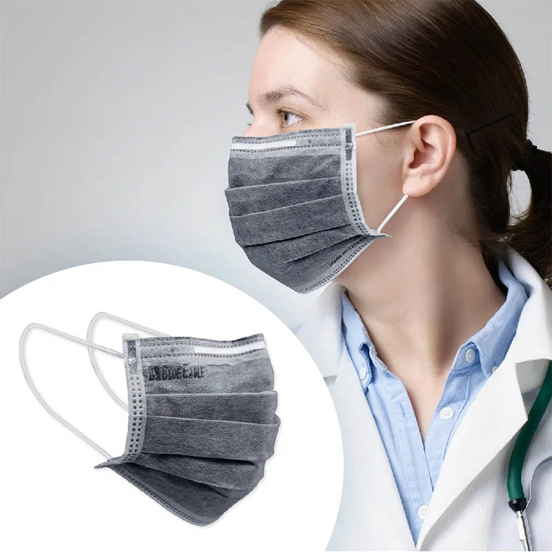 藍鷹NP12活性炭一次性口罩圖片1