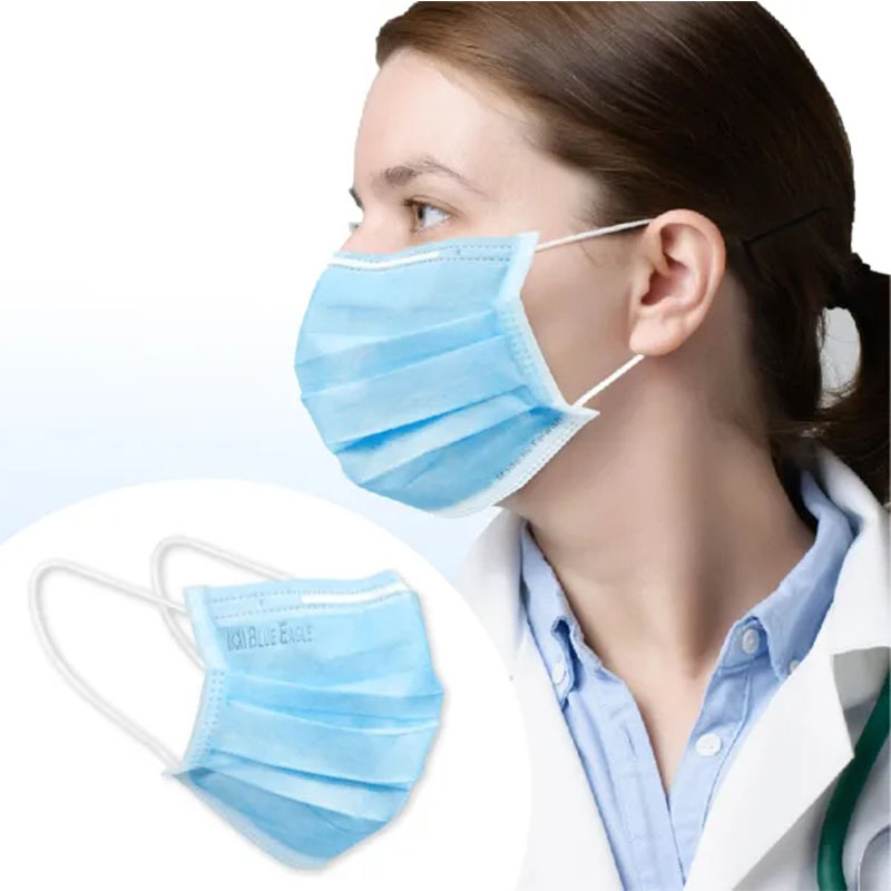 藍鷹NP13藍色活性炭一次性口罩圖片2