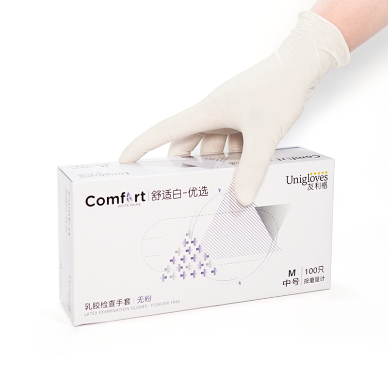 友利格舒適COMFORT U0900一次性無粉優選乳膠檢查手套圖片2 友利格舒適COMFORT U0900一次性無粉優選乳膠檢查手套圖片2
