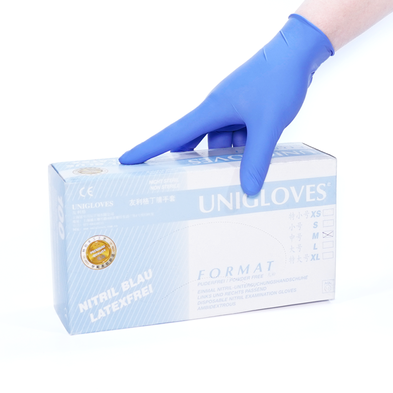 友利格經典CLASSICAL PS手工工藝款一次性高品質無粉丁腈檢查手套圖片2