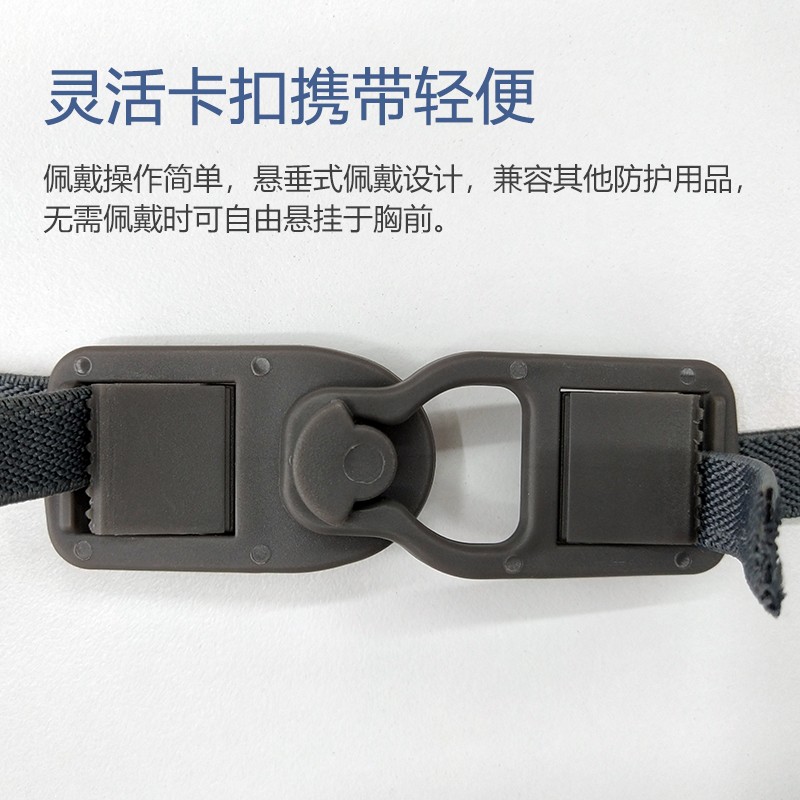 定和DH20102橡膠單濾盒半面罩防毒面具圖片3