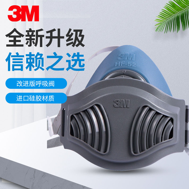 3M HF-5217硅膠防塵面具套裝圖片3