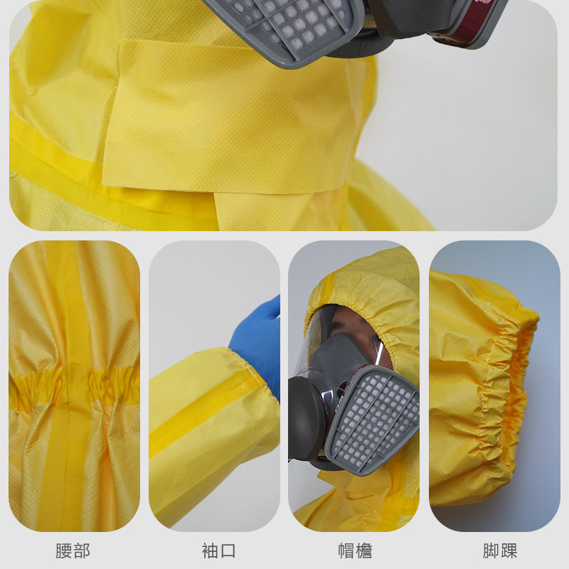 定和DH509耐酸堿防化服輕型化學(xué)防護服圖片1